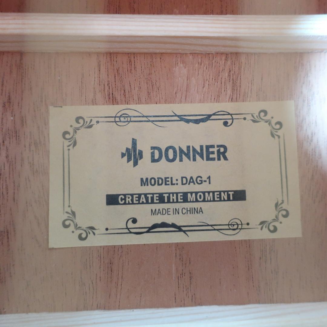 ほぼ未使用 DONNER DAG-1 アコースティックギター