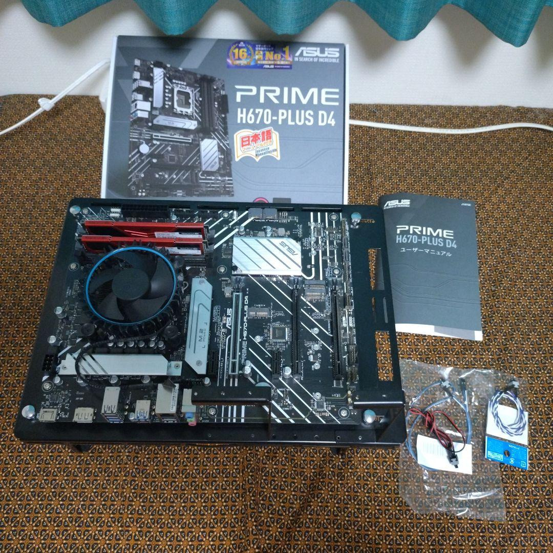 ASUS H670-PLUS D4 マザーボード 本体
