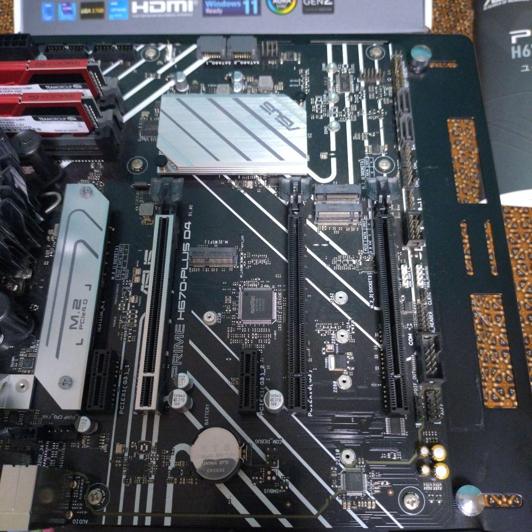 ASUS H670-PLUS D4 マザーボード 本体