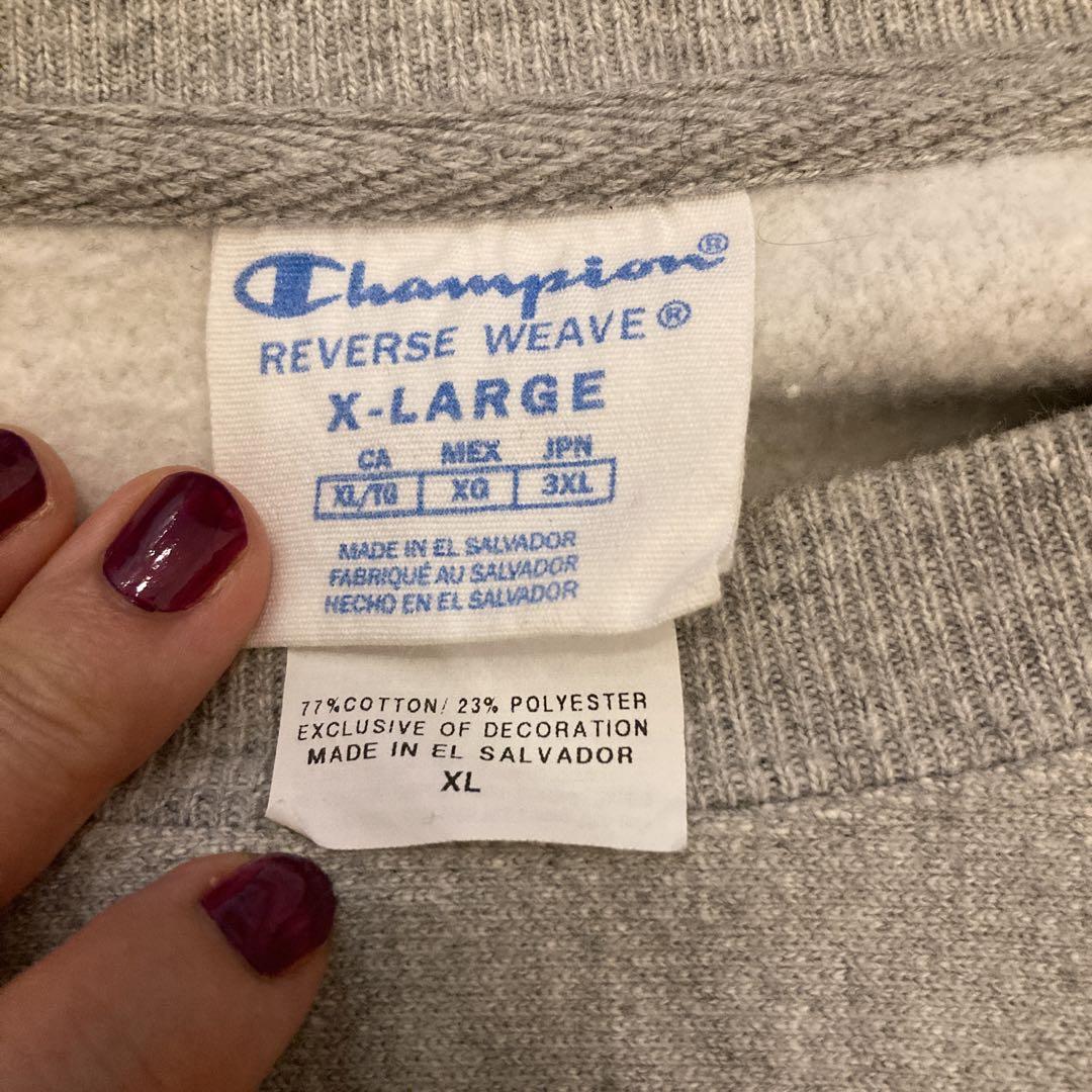チャンピオン　Reverse weave スウェット　MoMA グレー