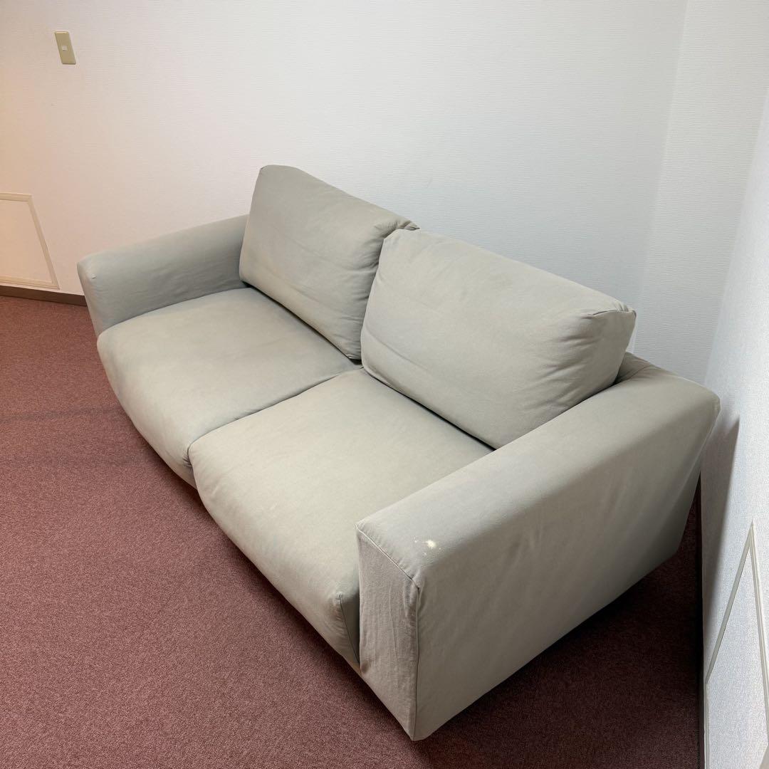 【無印良品】【美品】ソファ2.5シーター ソファ本体・2．5シーター・フェザー・ポケットコイル | 無印良品