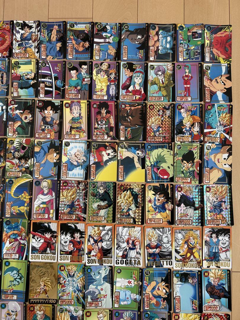 【レア】ドラゴンボールGT カードダス 191枚 まとめ売り（ダブり無し） レア】ドラゴンボールGT カードダス 191枚 まとめ売り（ダブり