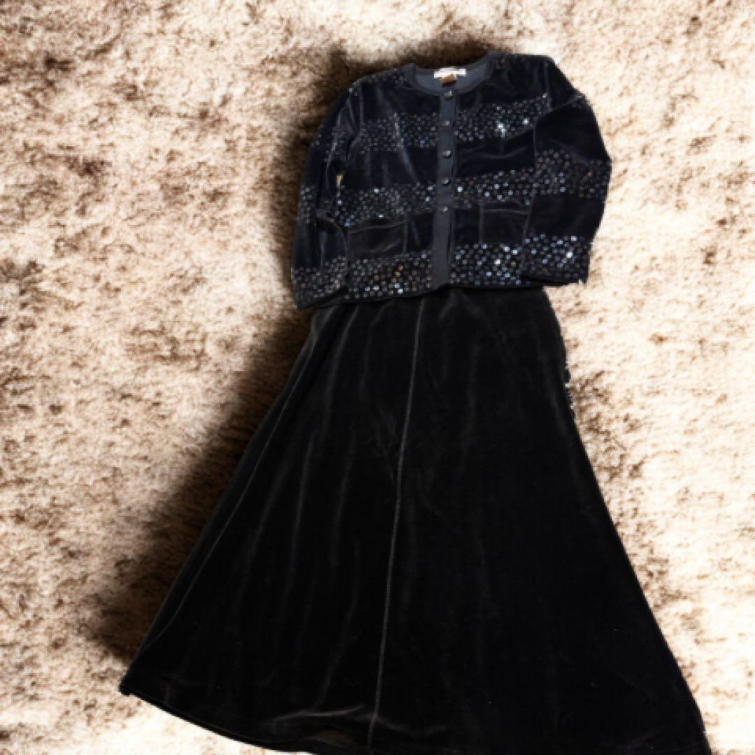 SONIRYKIEL黒 ベロア風