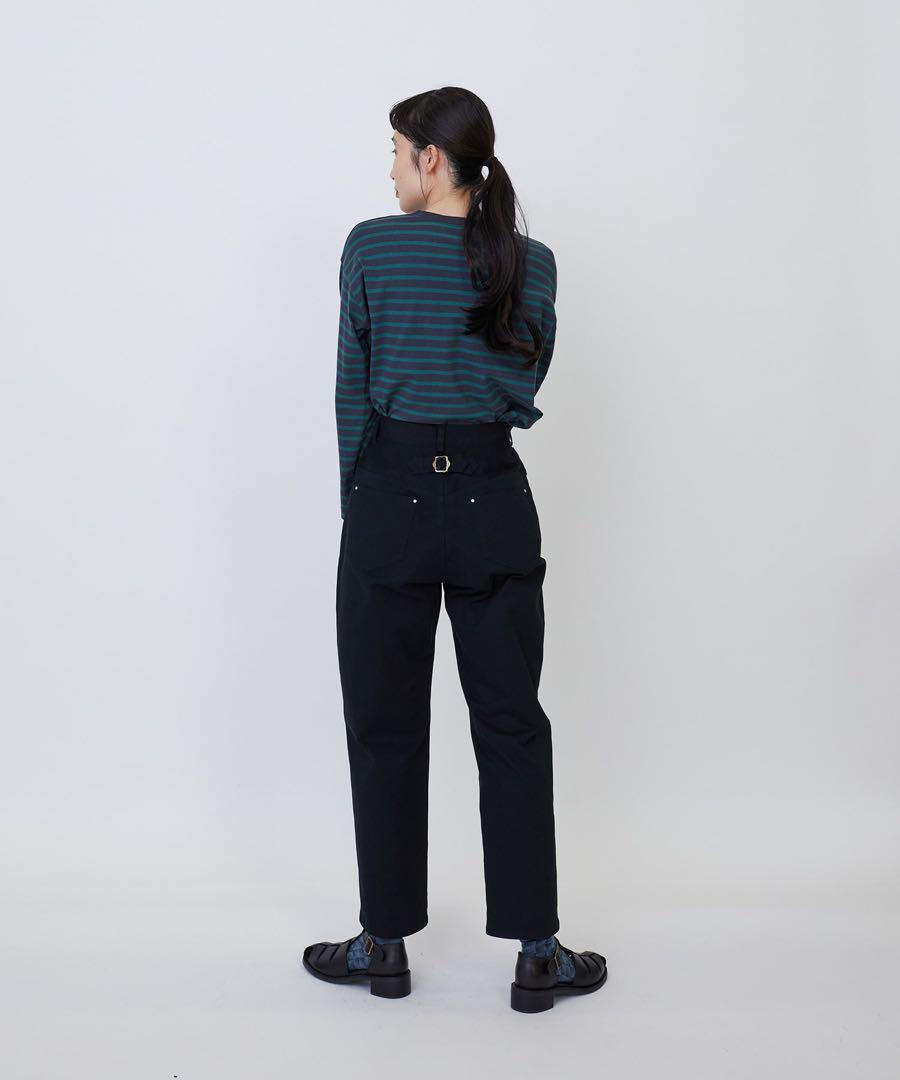 新品未使用品♡ loisir コットンチノモンローパンツ 黒 38