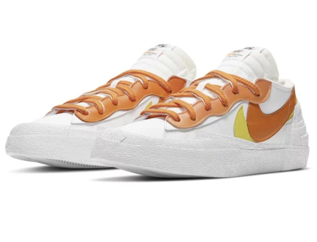 NIKE SACAI X BLAZER LOW  ORANGE  27.5 cm