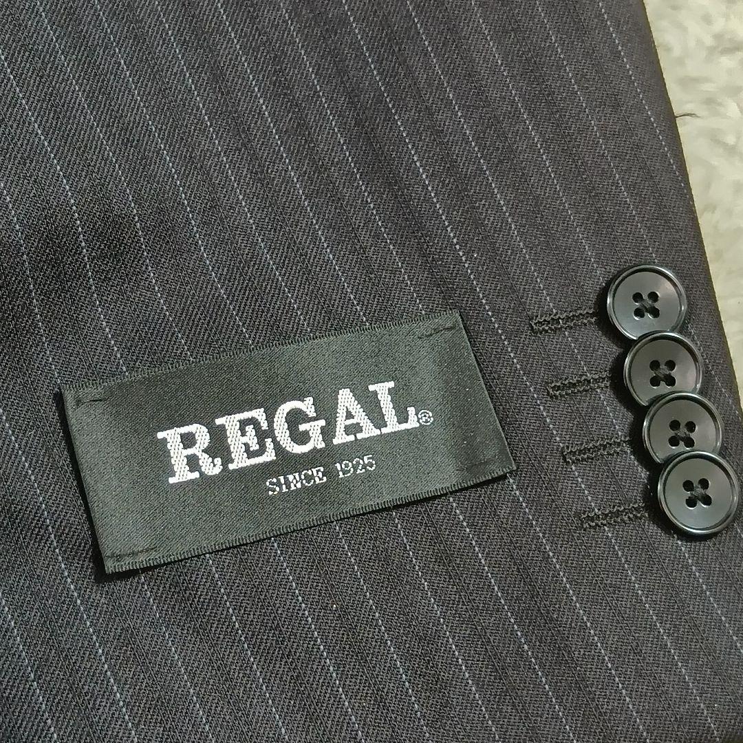 REGAL ブラックストライプ スーツ サイズ94-AB4 スーツ／2つボタン／カラーストライプ／IZ01 | SUIT SQUARE