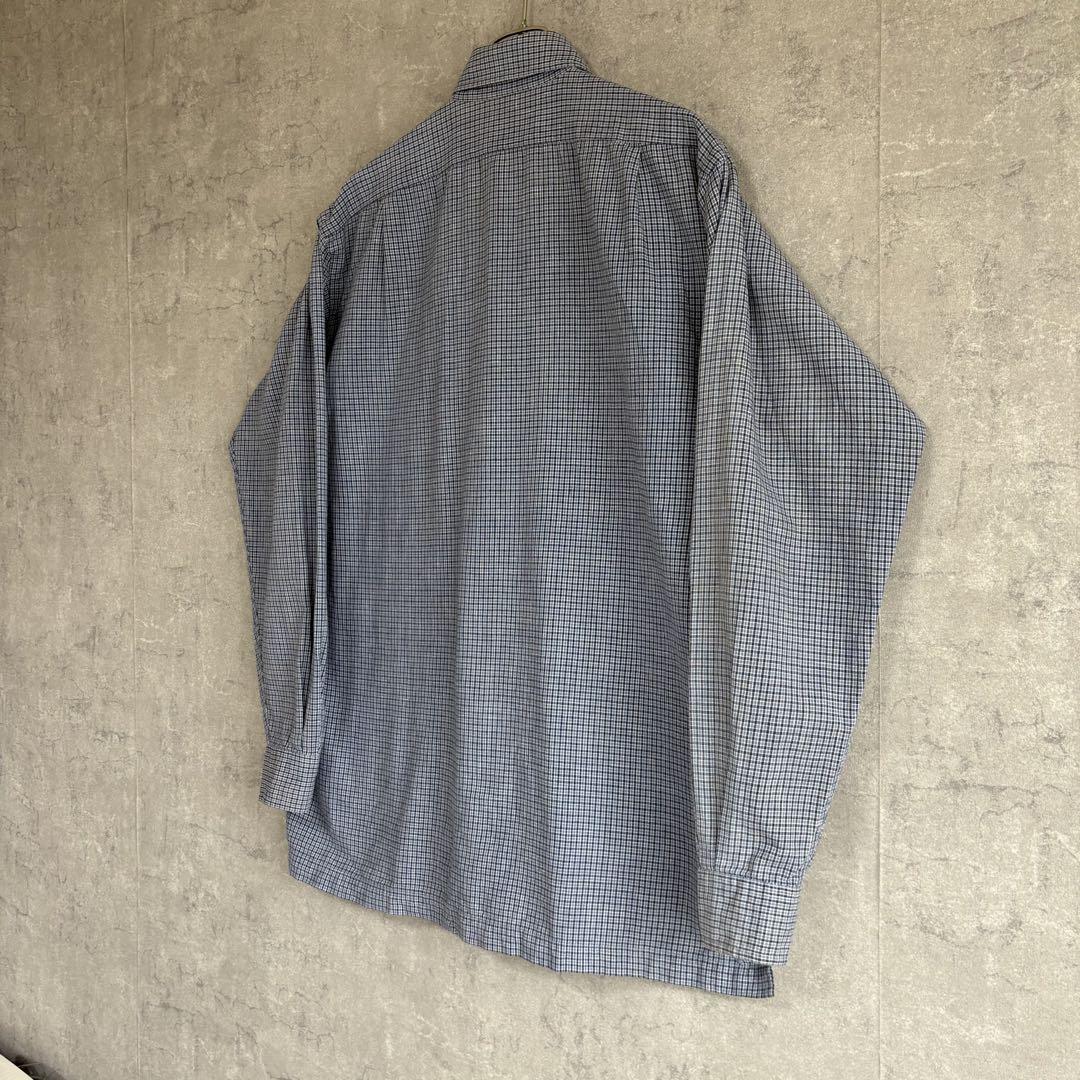 polo by Ralph Lauren HULTON リネン×コットン　90s 90s Polo by Ralph Lauren 『HULTON』cotton linen check shirt