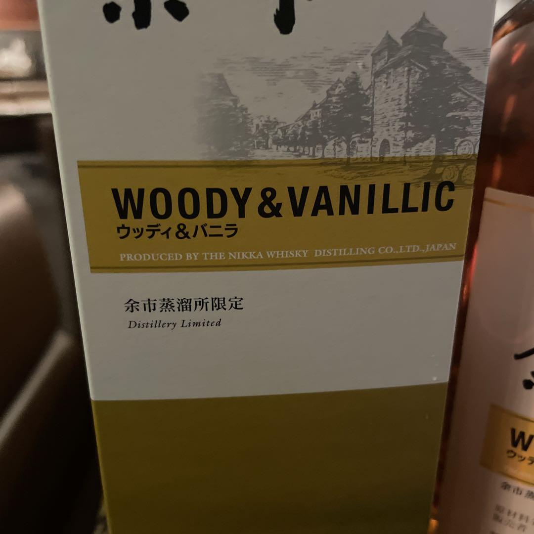 余市 500ml ニッカウヰスキー 箱ありウッディ&バニラ