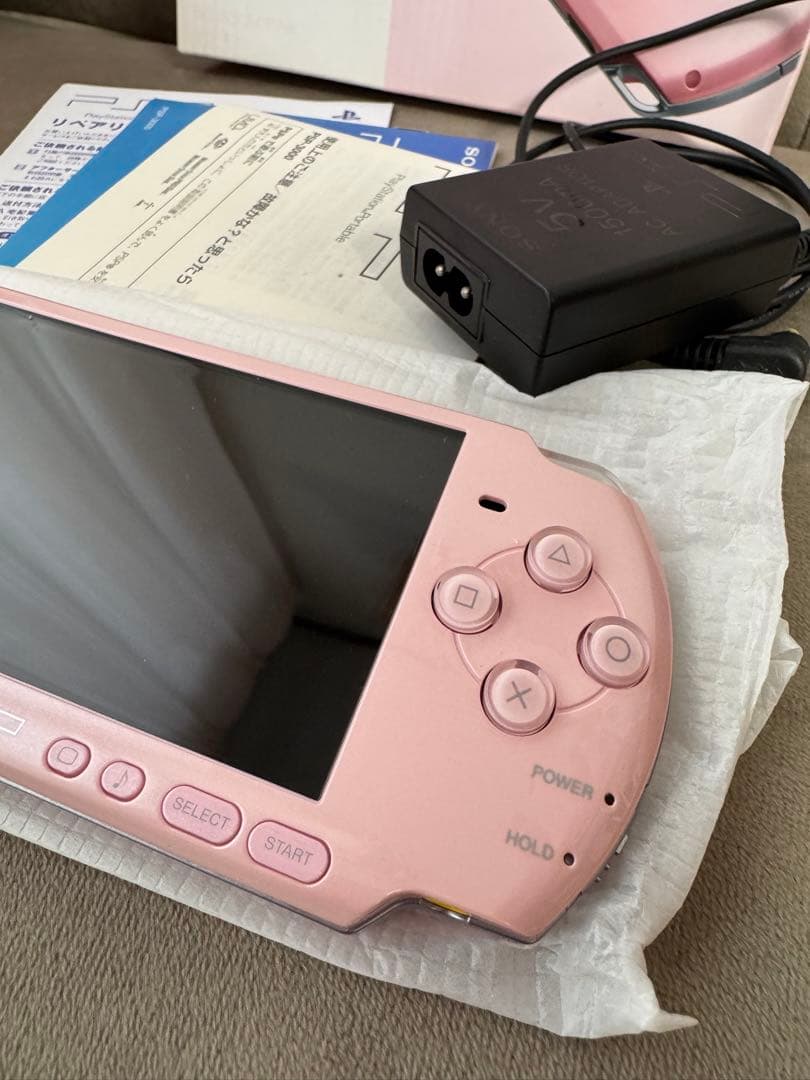 箱 備品付き PSP ピンクPlayStation Portable UP786_INFO