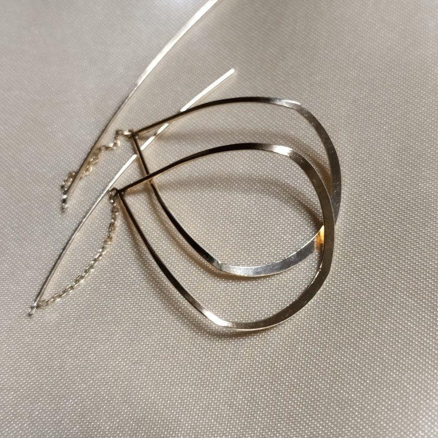 K10 アメリカンピアス ドロップ アガット アクセサリー