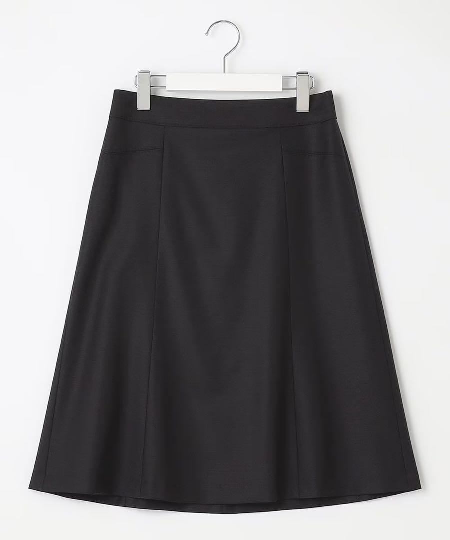 新品未使用 23区 23SS 大きいサイズ ファインネスウール フレア スカート 定価23100円！新品⭐︎23区⭐︎ファインネスウール フレア