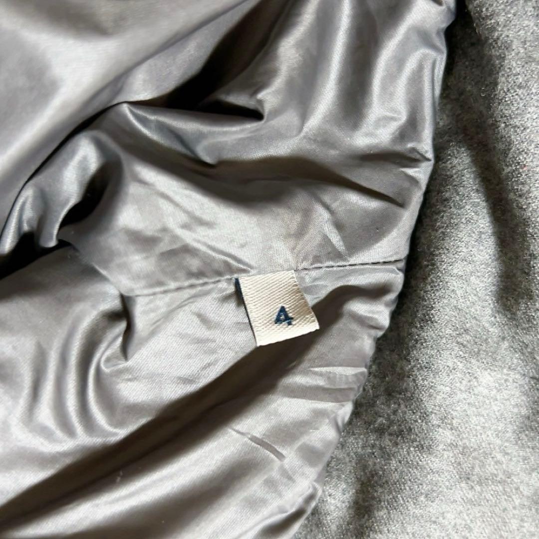 モンクレール　モンジュネーブル　ダウンジャケット　グレー　4 超希少サイズ