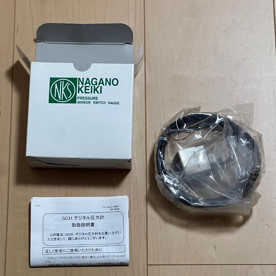 【未使用、動作確認済】圧力センサーGC31-364±100kPa、4個（長野計器