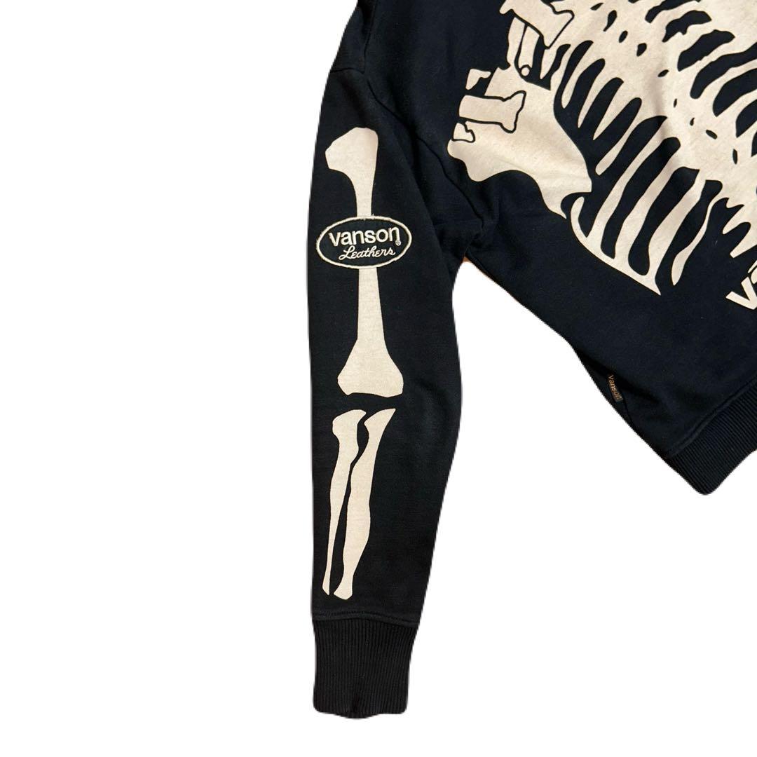 vanson スケルトンパーカー ブラック vanson スケルトンパーカー ブラック