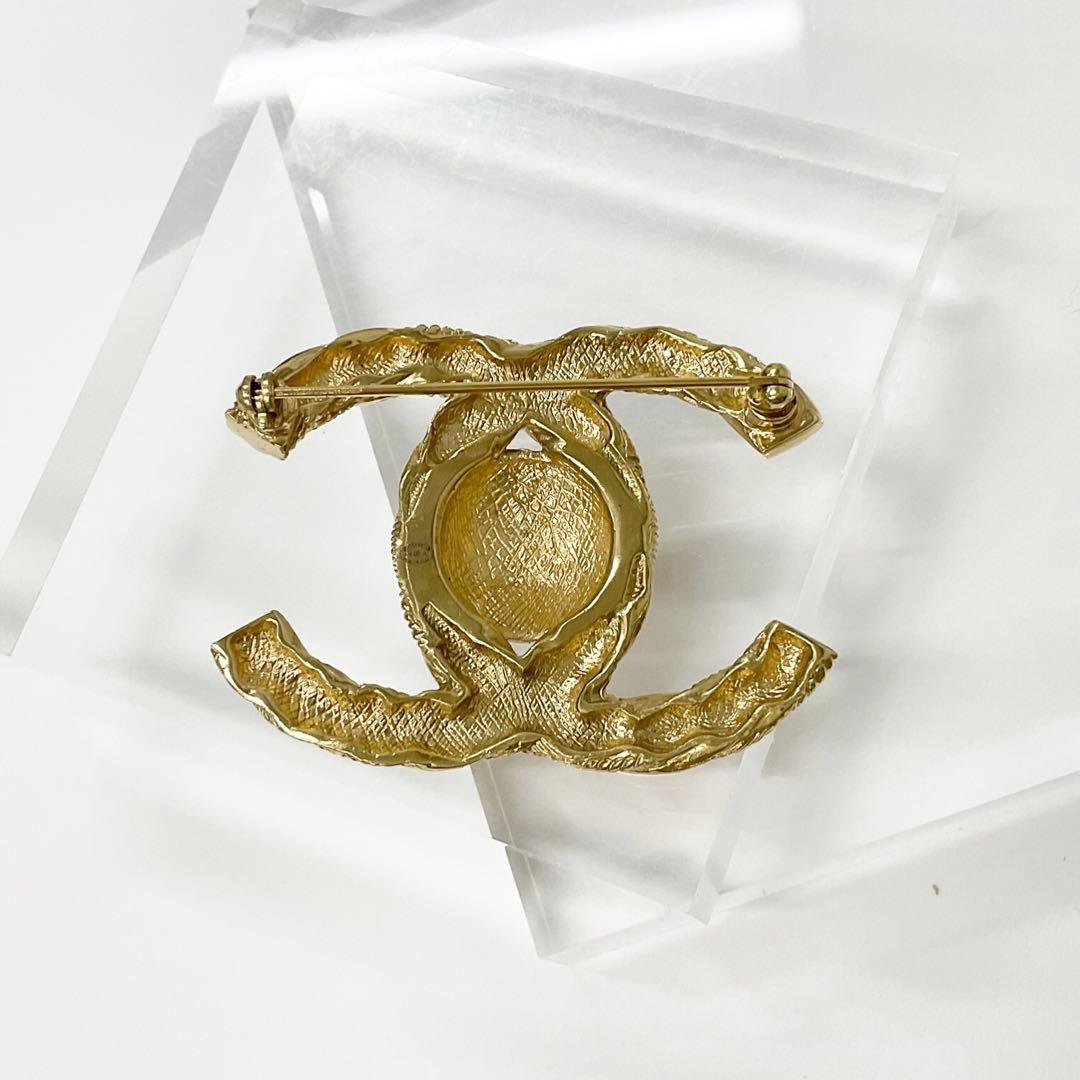 シャネル ブローチ ココマーク ゴールド