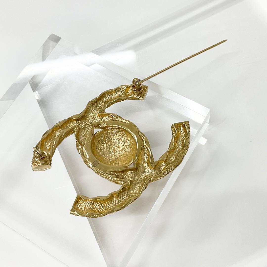 シャネル ブローチ ココマーク ゴールド