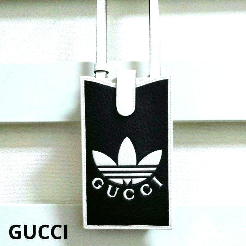 グッチ アディダス コラボ ショルダーバッグ スマホショルダー