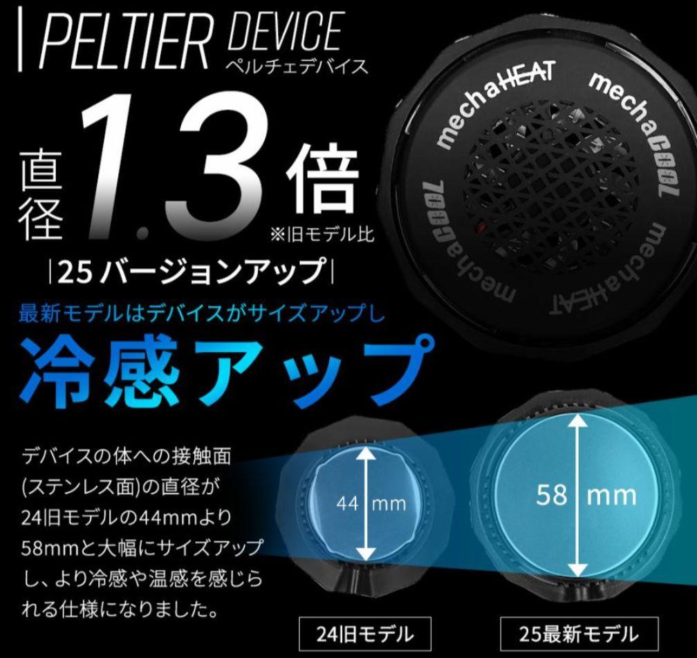 ペルチェベスト　めちゃクール & めちゃヒート２０２５年モデル