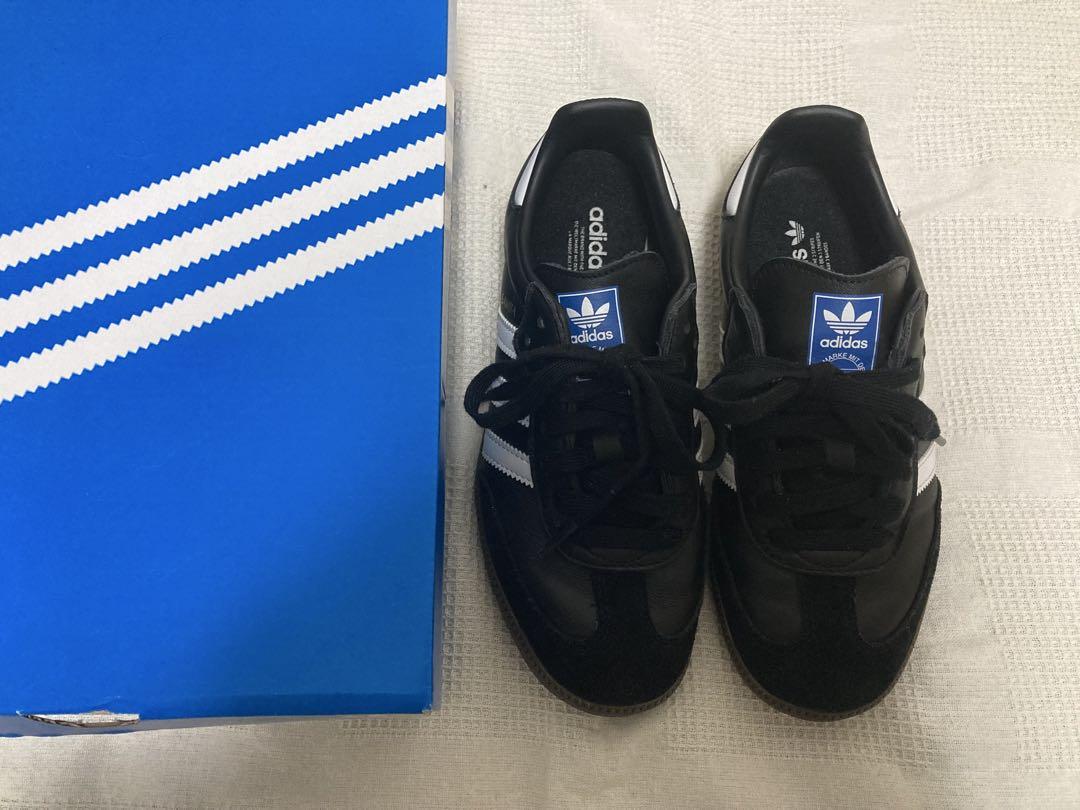adidas SAMBA OG ブラック/ホワイト スニーカー 23.0cm