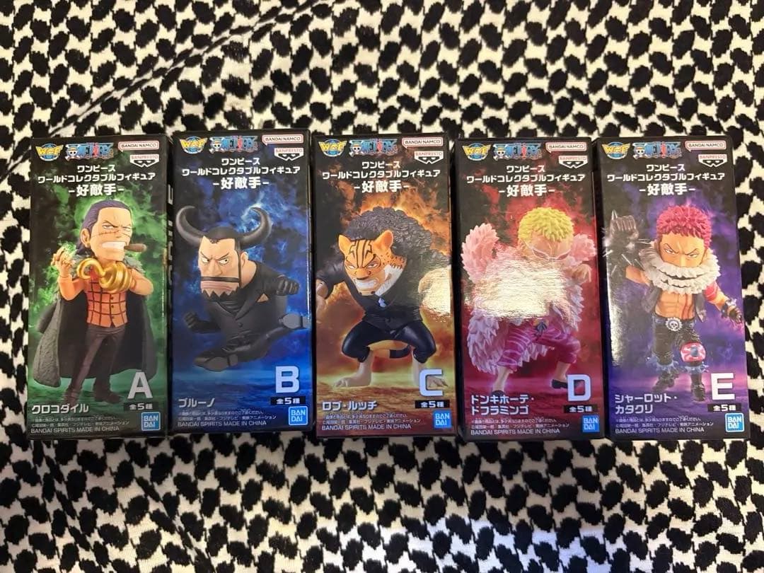 ワンピース ワールドコレクタブルフィギュア 好敵手 全種セット