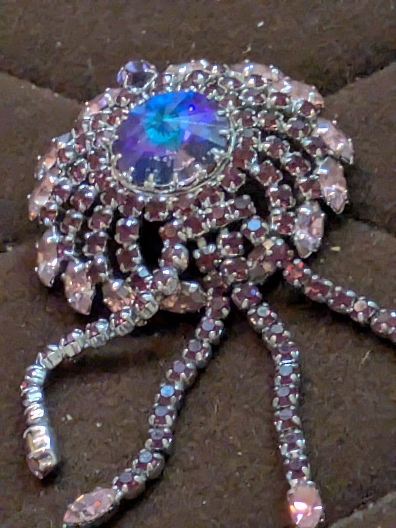 バミューダ海峡沈没船引き揚げブローチ大きいサファイヤ３０カラット