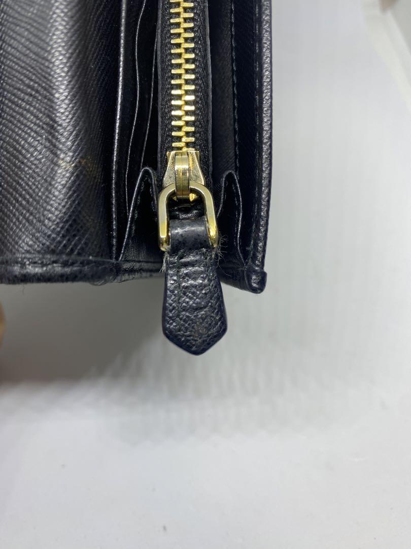 プラダ PRADA キルティング 長財布 【中古】