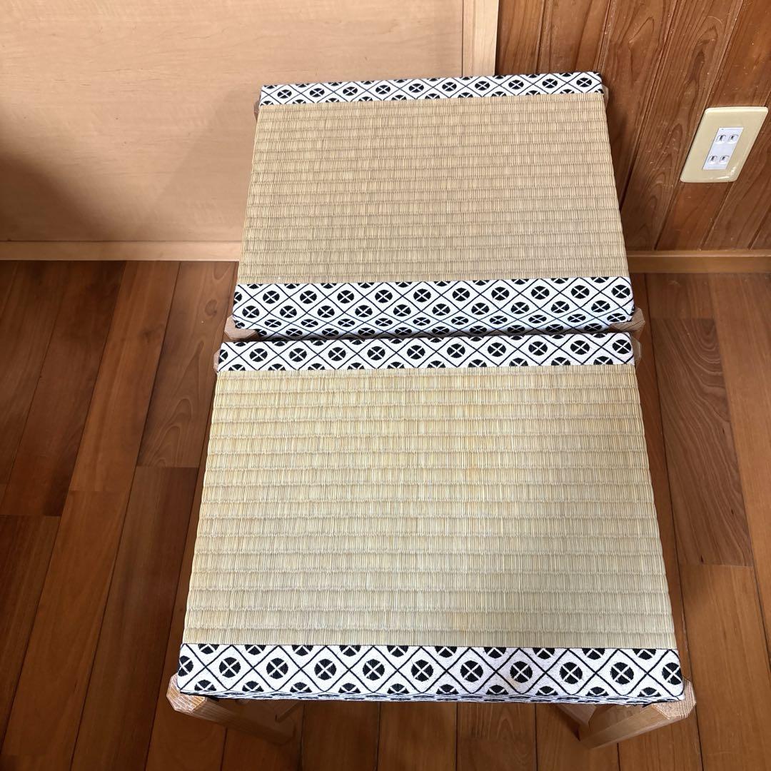 楽天 春秋棚 椅子2脚 立礼棚用 茶道具 美品 御園棚 表千家 裏千家 工芸品