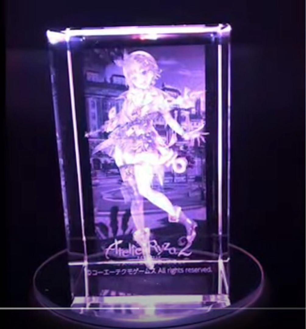 光る！レア特典 新品未開封 ライザのアトリエ2 3Dクリスタルセット ライザ