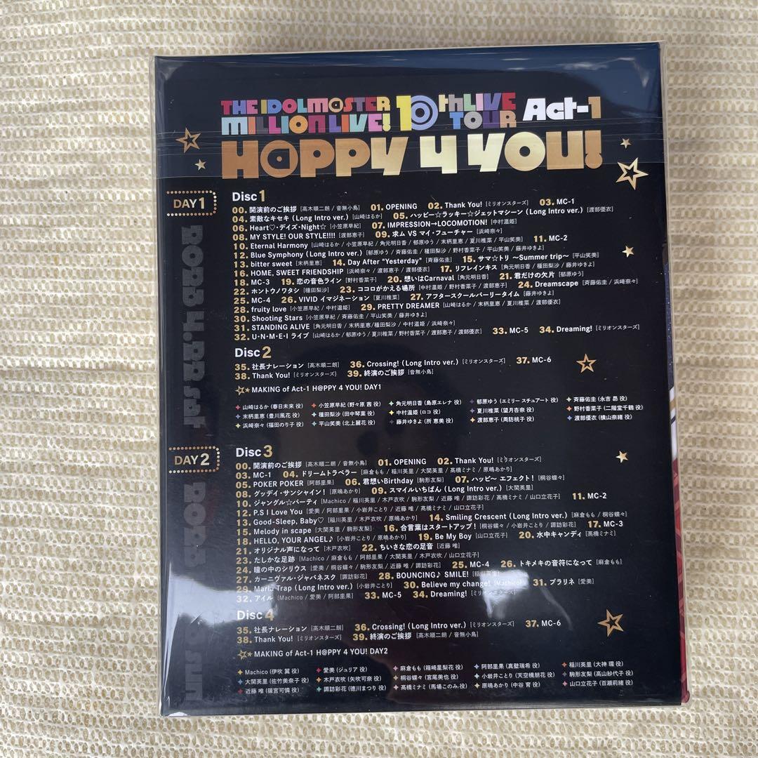 ミリオンライブ 10thLIVE Act-1 Blu-ray 初回生産限定版