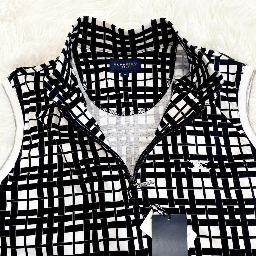 新品・希少】BURBERRY GOLF ハーフジップノースリーブ ノバ