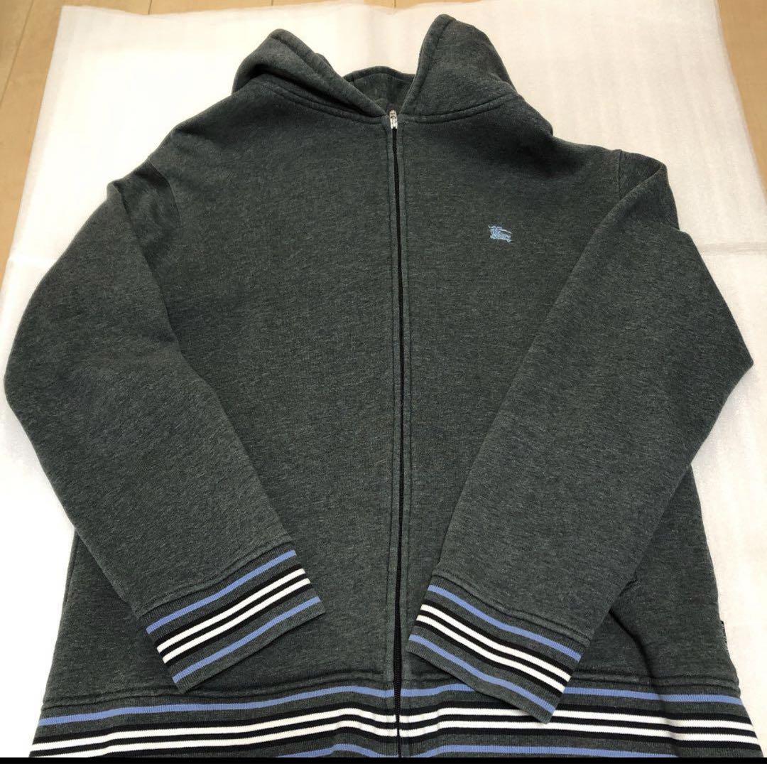 BURBERRY BLACK LABEL 紫 フード付きパーカー サイズ3低 価格