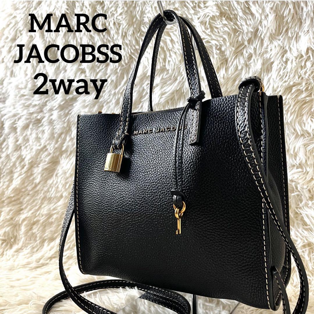 [極美品]MARC BY MARC JACOBS 2way ハンドバッグ　本革 MARC BY MARC JACOBS】マークバイマークジェイコブス 2WAY