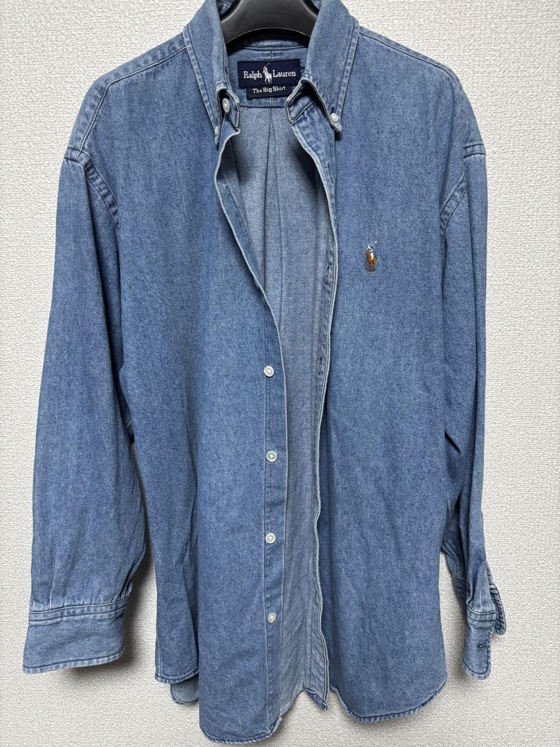 Ralph Lauren デニムシャツ 長袖 ボタンダウン　ポロ