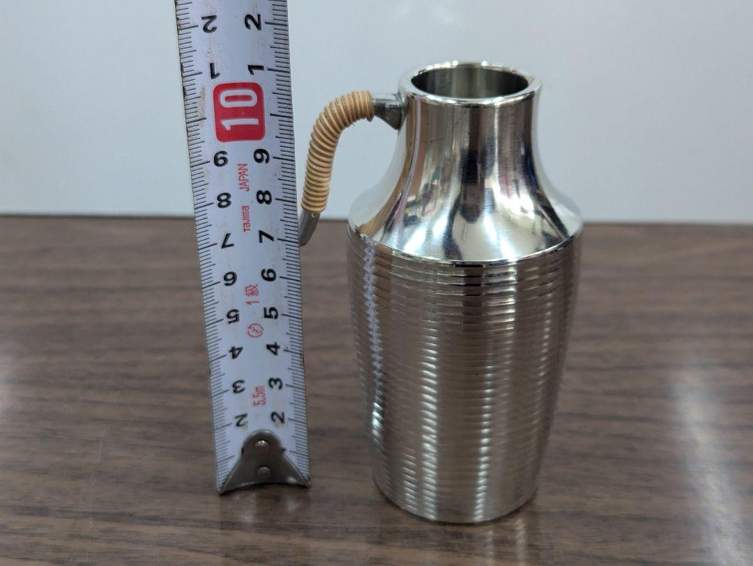 【未使用】大阪浪華錫器　本錫　酒器　徳利　お猪口　セット