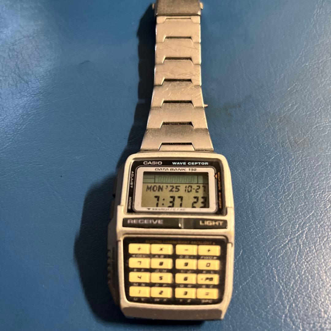 CASIO データバンク DBC-W151 ソーラー デジタル腕時計