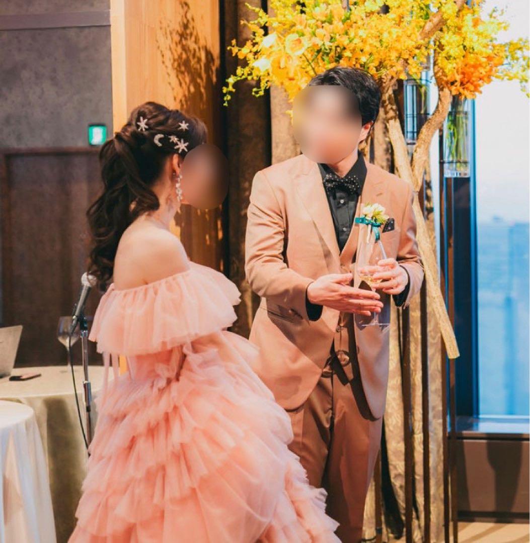 韓国ウェディングドレス 約30万円ドレスS