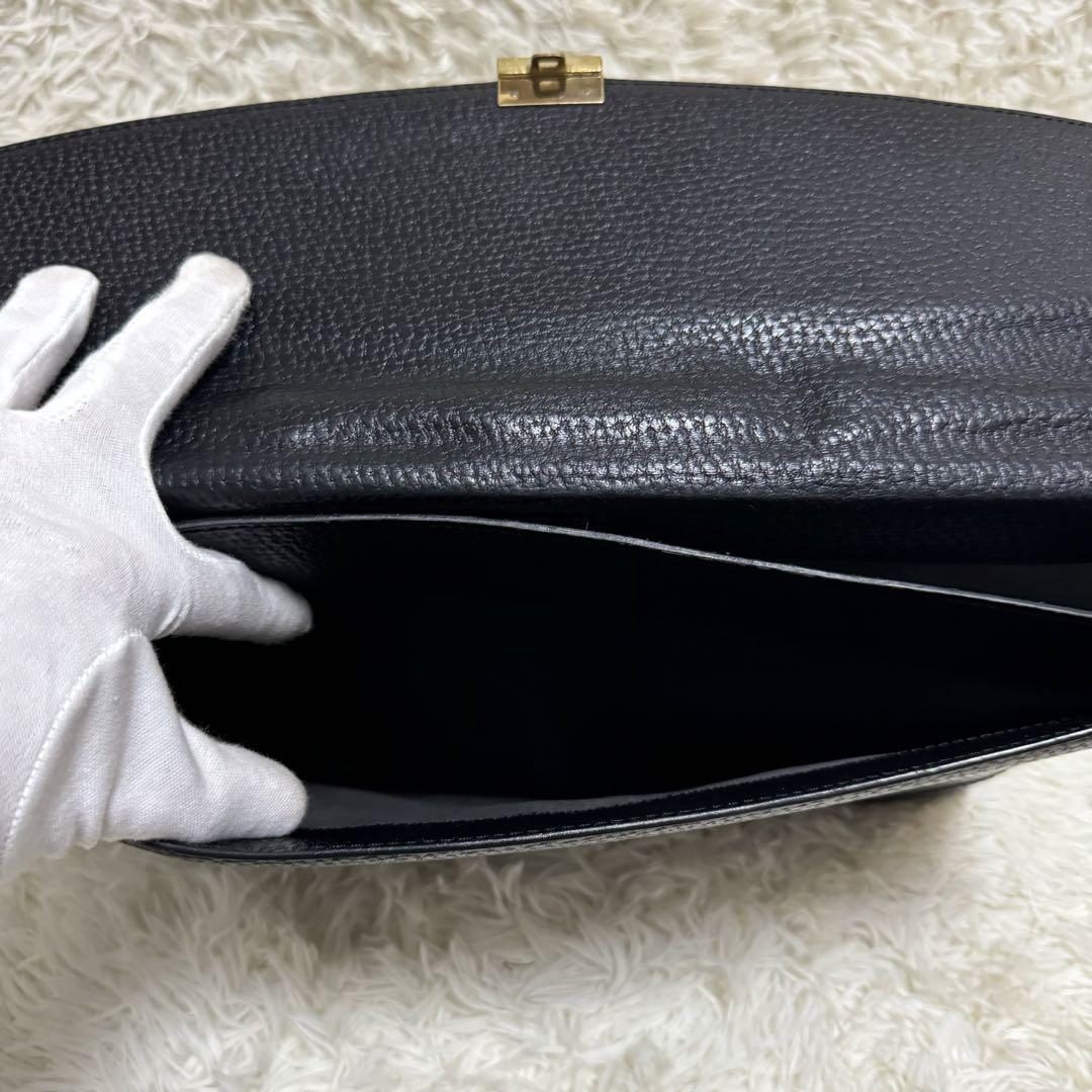 LOEWE✨ビジネスバッグ　アナグラム　レザー　ブラック　A4可