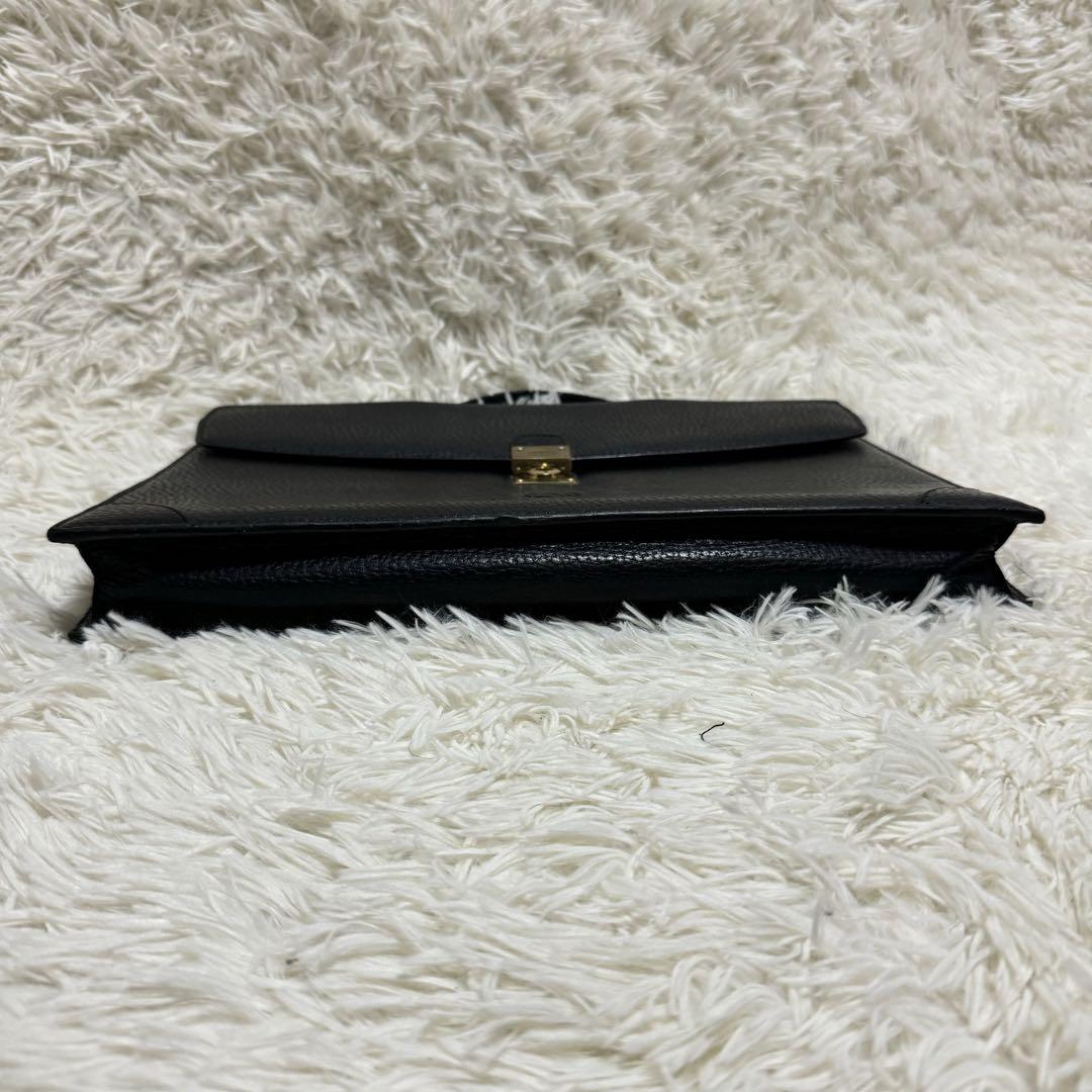 LOEWE✨ビジネスバッグ アナグラム レザー ブラック A4可