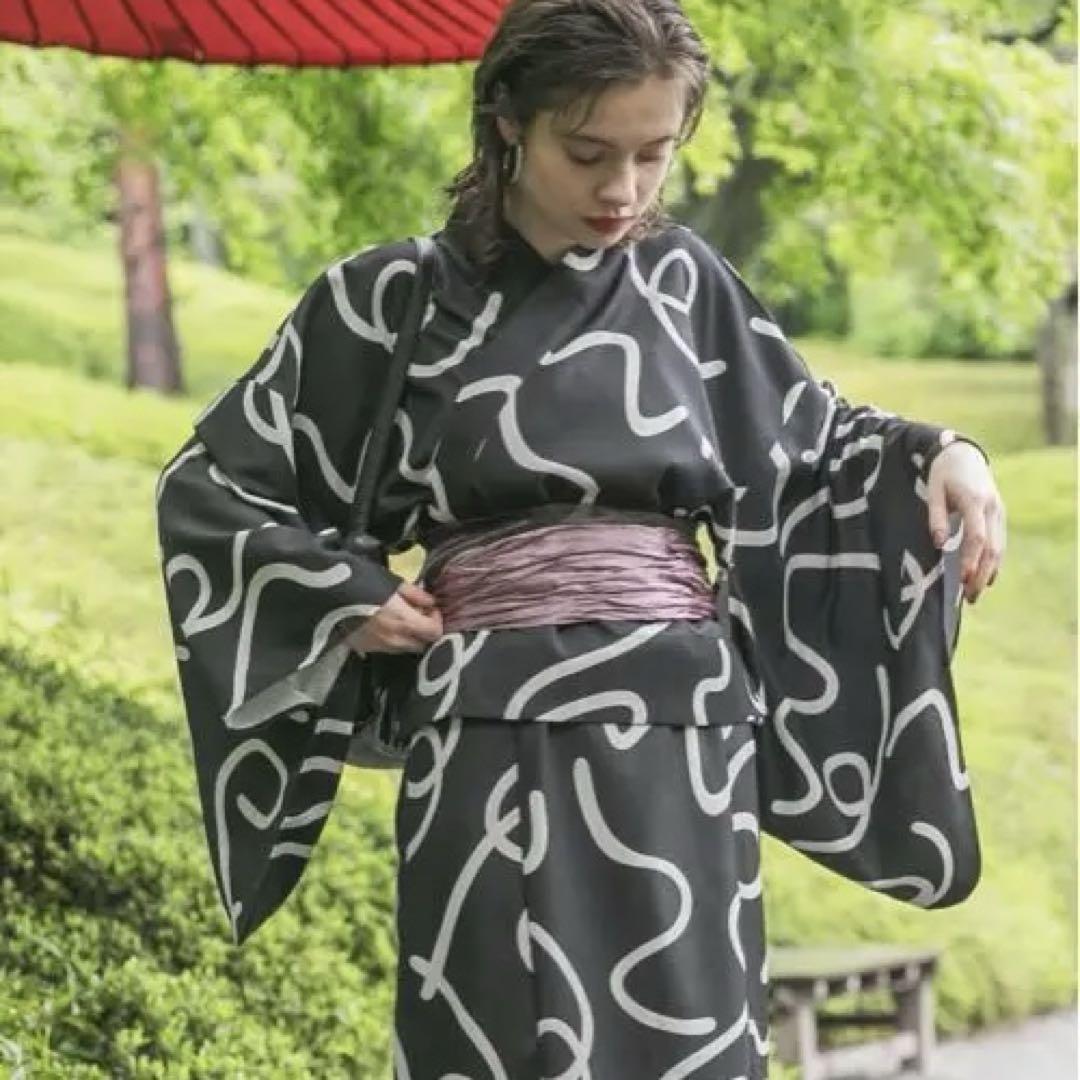 【最終値下げ❗️】浴衣ワンピース　4点セット　セパレート浴衣　キャミワンピ