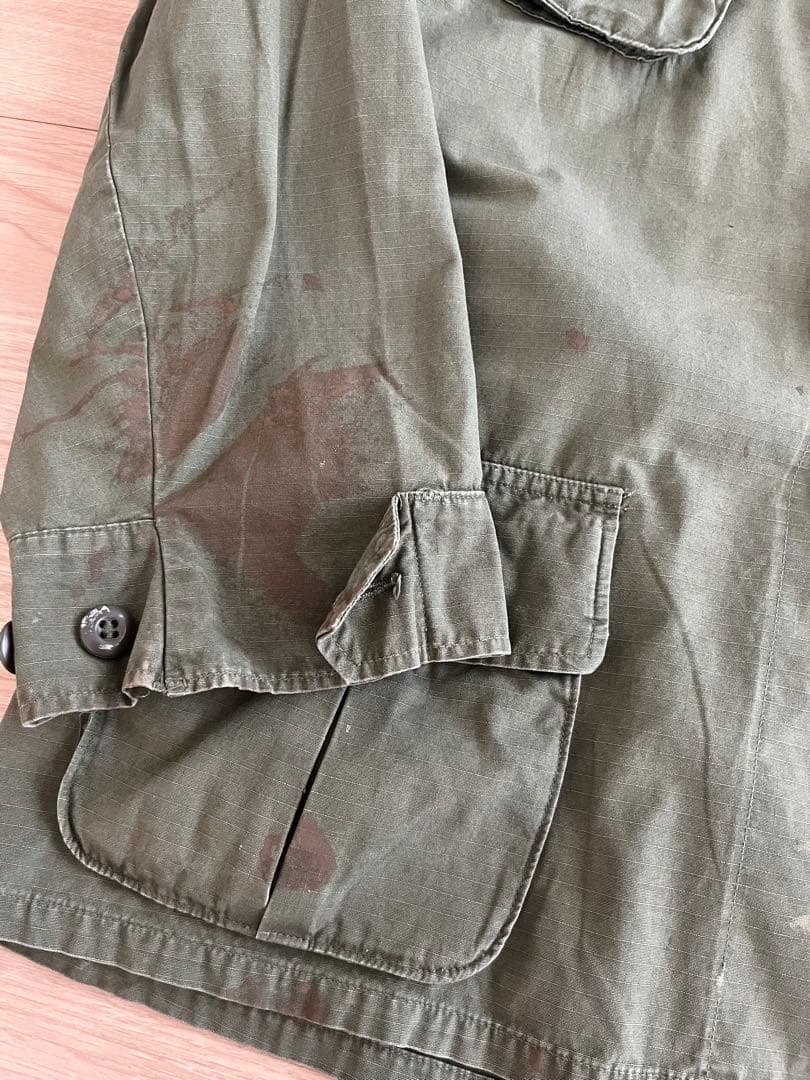 70s US ARMY ジャングルファティーグ 5th L L 古着L MILITARY SURPLUS KANDAIZUMI_COM
