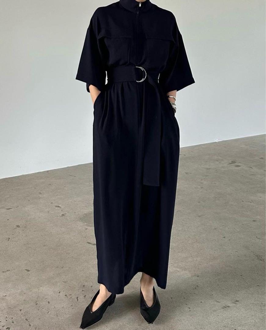CLANE/クラネ/HALF ZIP MILITARY ONE PIECE 38 - ワンピース安い