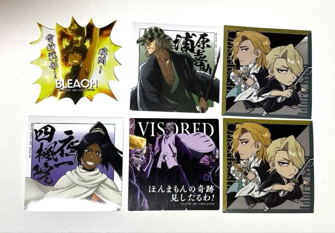 BLEACH 紙類　ポスカ　シール　ステッカー　まとめ売り BLEACH ステッカー 6枚セット - メルカリ