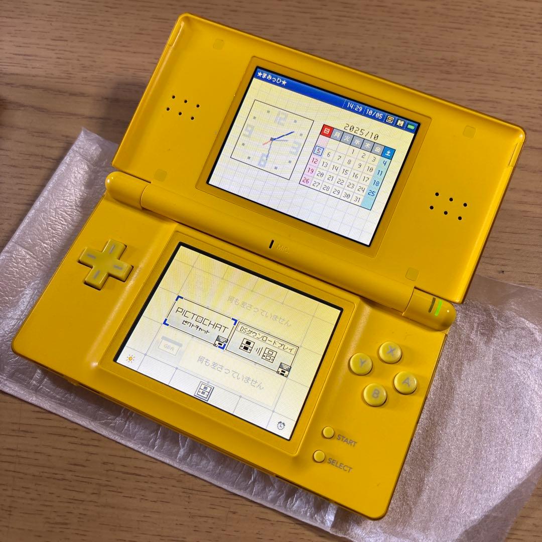 ニンテンドーDS LITE ピカチュウエディション き目立った傷や汚れなし AR_KOOLFOOD_TN
