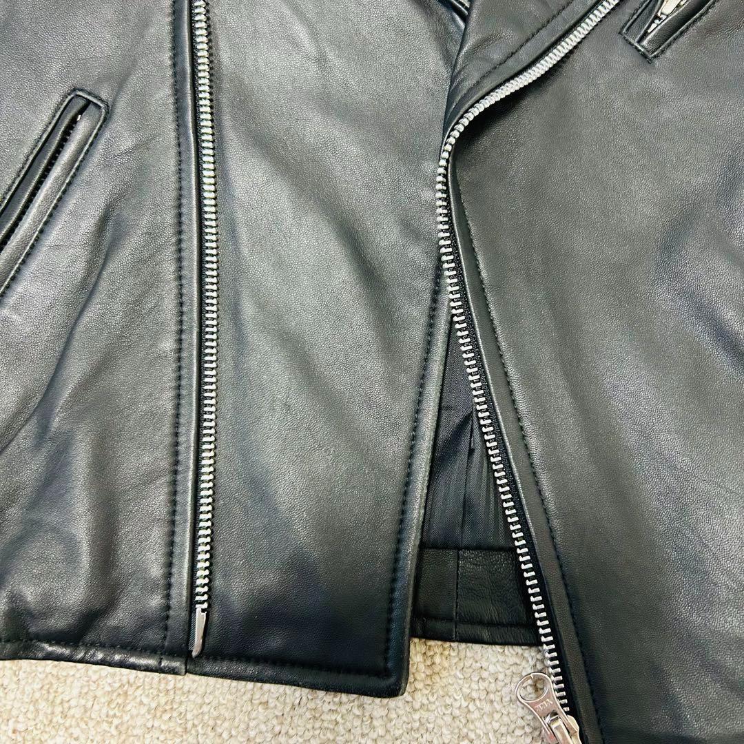 SLOBE IENA イエナ ライダース 革ジャン ブラック ラムレザー M