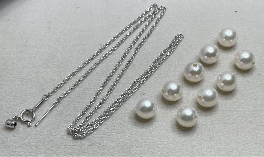 専用JB213★高級 あこや真珠8mm〜8.5mm WG ネックレス ソ付