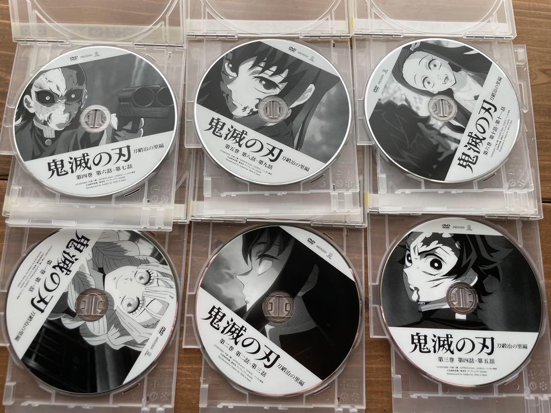 鬼滅の刃 刀鍛冶の里編 レンタル落ち DVD 全6巻