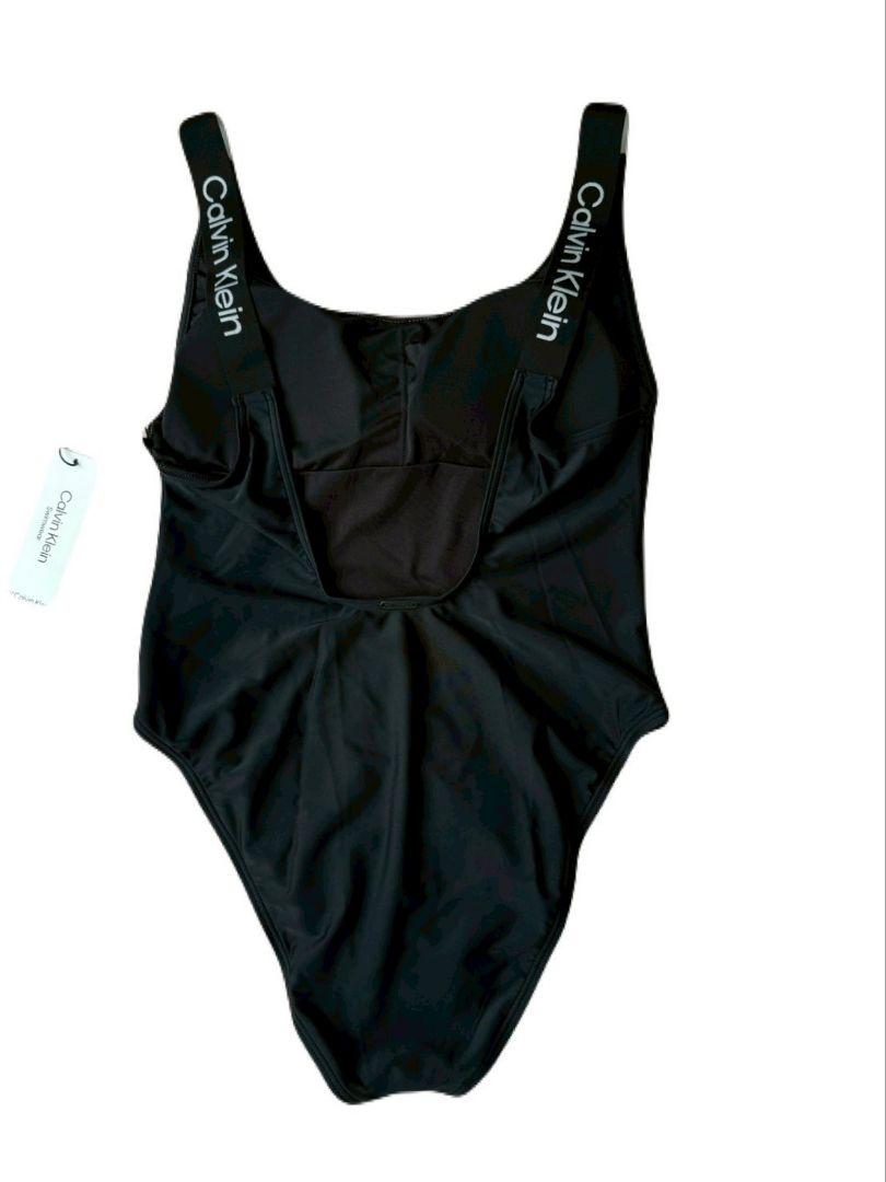   カルバンクライン/ワンピース水着 ブラック Amazon | Calvin Klein レディース 標準カットアウトチーキー