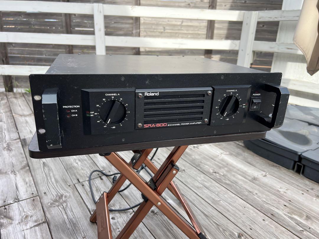 Roland SRA-800 パワーアンプ 楽器・機材