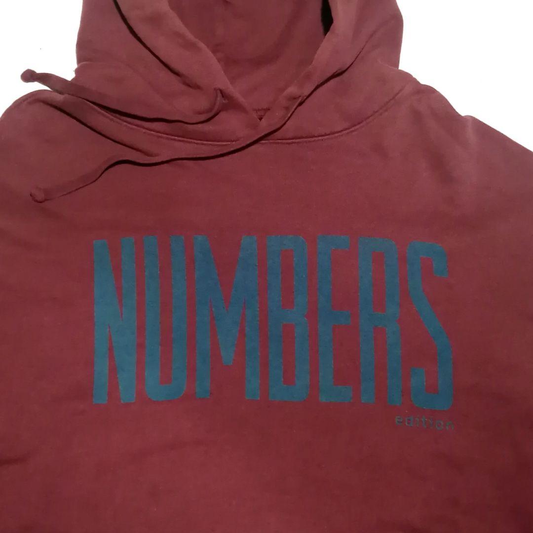 【美品】NUMBERS EDITION USA製 SK8 ロゴ パーカー XL