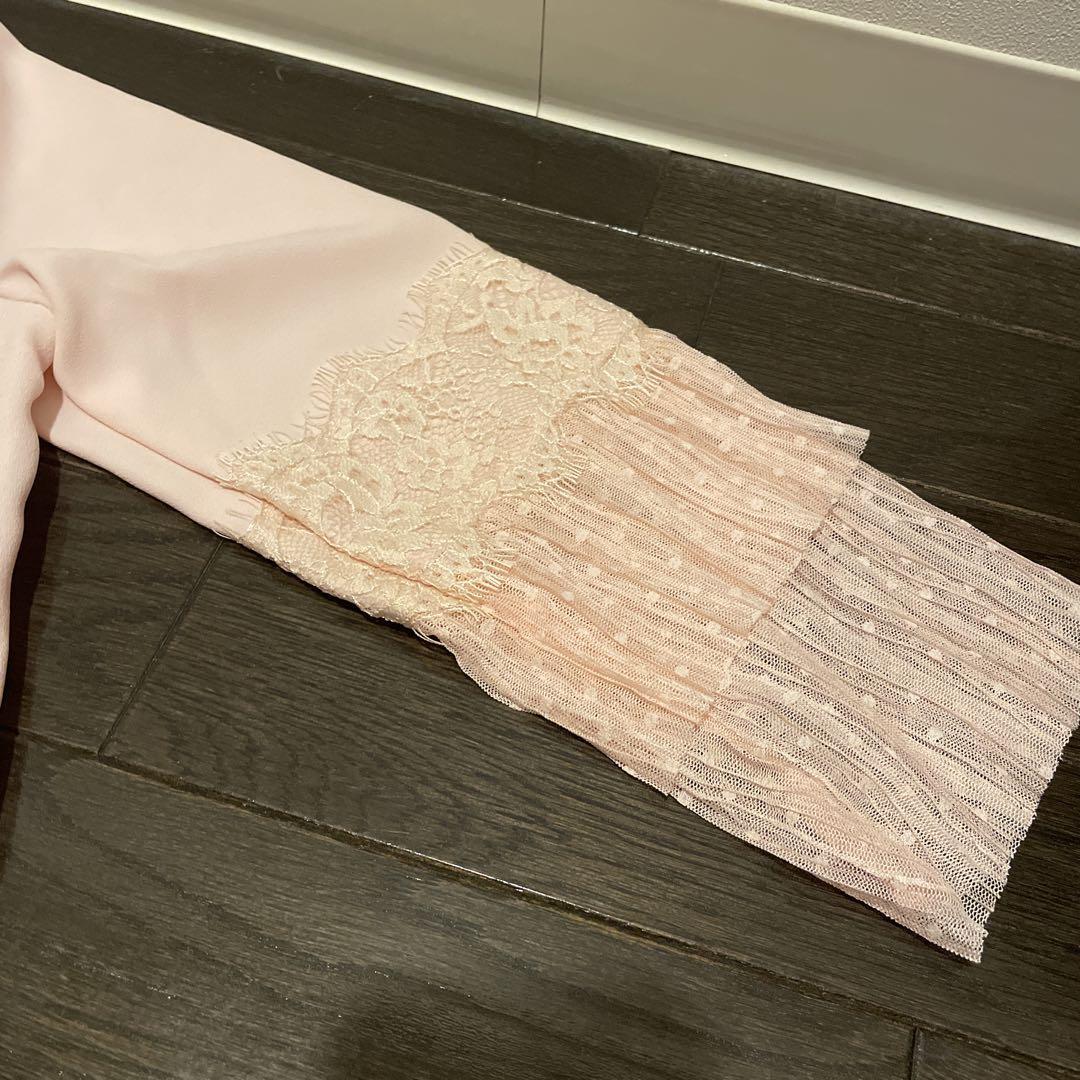 新品未使用 ♡ リナシメント 清楚系ピンクワンピースドレス